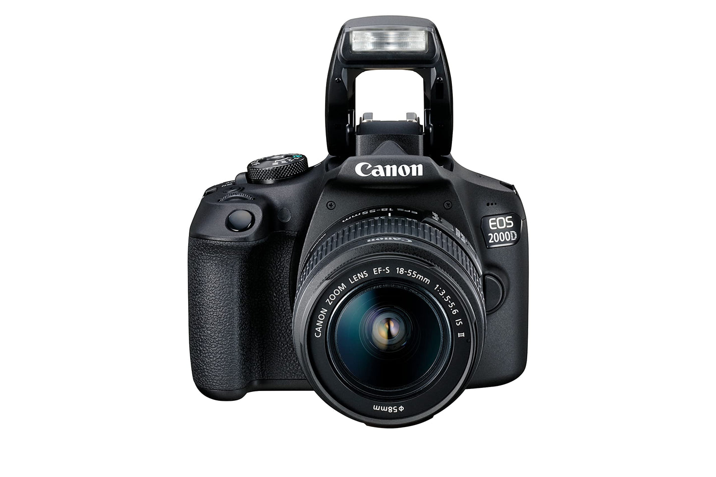 Canon EOS 2000D + EF-S 18-55mm f/3.5-5.6 IS II + seconda batteria aggiuntiva LP E10