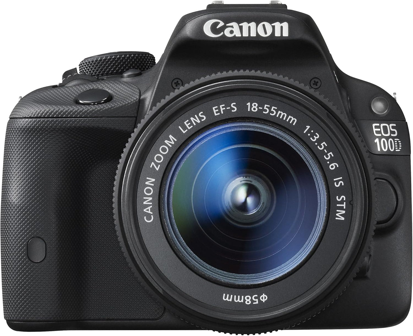 Canon EOS 100D DSLR fotocamera con obiettivo EF-S 18-55mm III - Nero (18MP, sensore CMOS) 3 pollici Touch Screen LCD