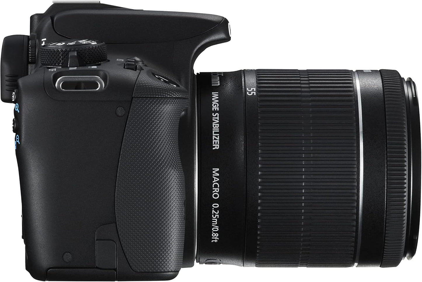Canon EOS 100D DSLR fotocamera con obiettivo EF-S 18-55mm III - Nero (18MP, sensore CMOS) 3 pollici Touch Screen LCD