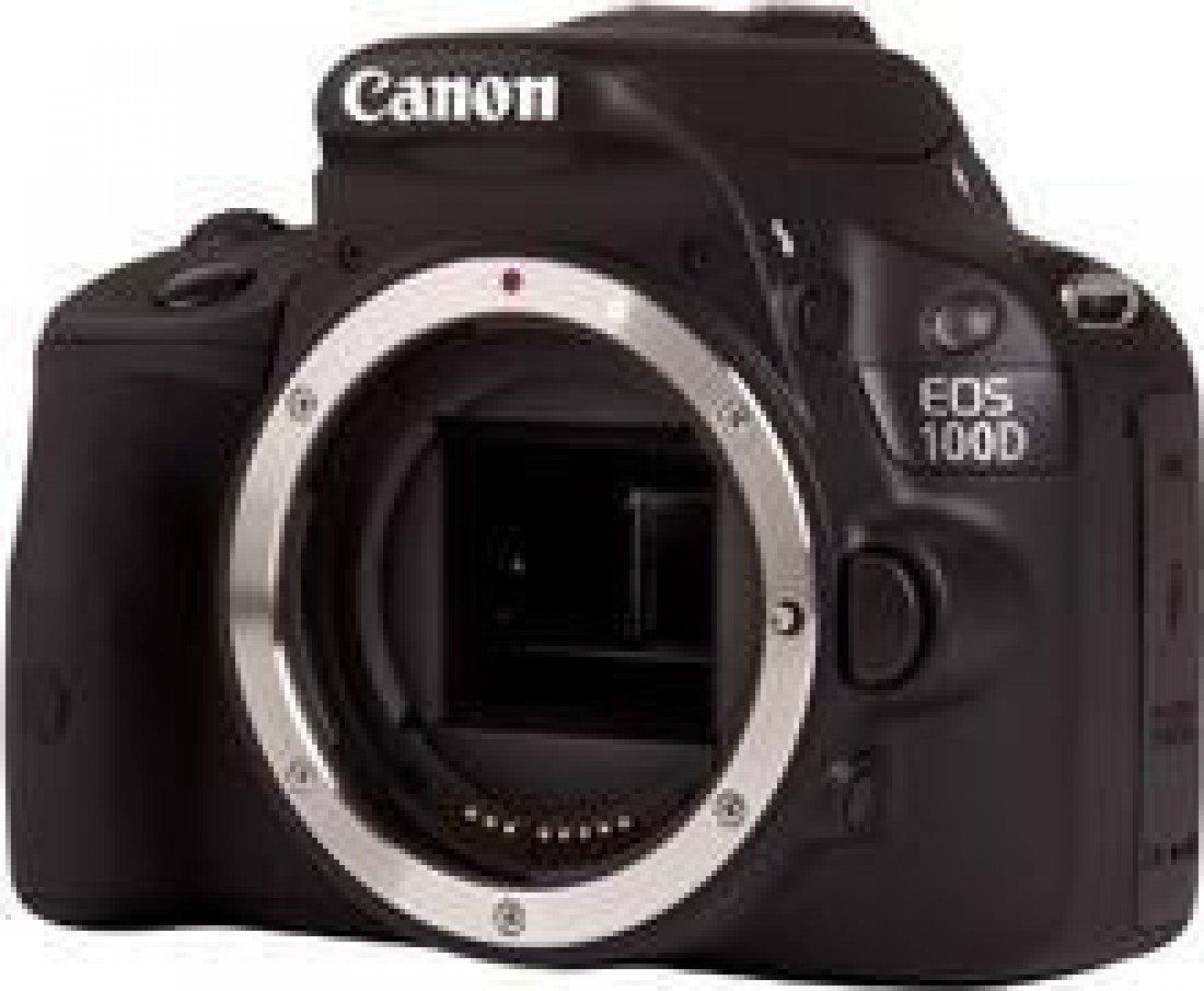 Canon EOS 100D DSLR fotocamera con obiettivo EF-S 18-55mm III - Nero (18MP, sensore CMOS) 3 pollici Touch Screen LCD
