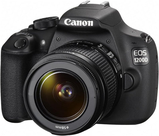 Canon EOS 1200D Fotocamera Reflex Digitale 18 Megapixel con Obiettivo EF-S 18-55mm DC III, Nero